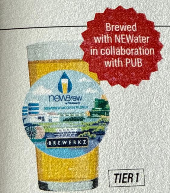 Newbrew modern pilsner, Brewerkz