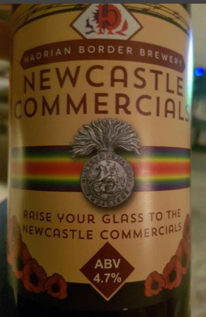 Newcastle Commercials 4.7%, The Hadrian Border Brewing Co, England