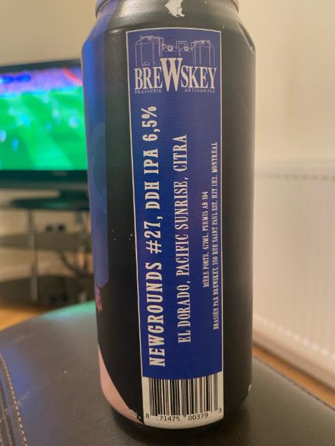 Newgrounds #27 6.5%, BreWskey, Canada