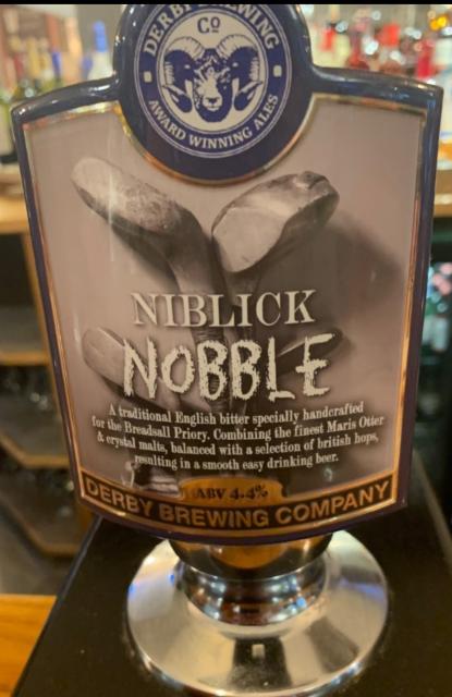 Niblick Nobble 4.4%, Derby Brewing, England