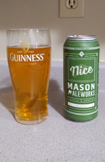 Nice IPA 7.0%, Mason Ale Works, United States