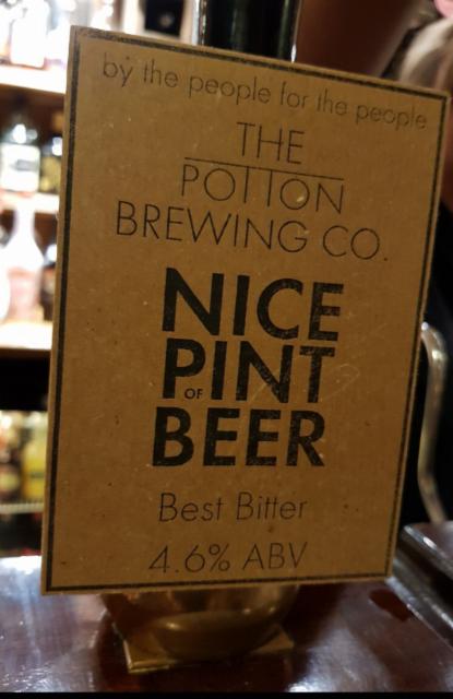 Nice Pint of Beer 4.6%, Potton Brewing, England