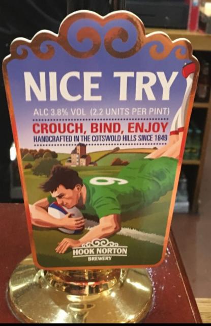 Nice Try 3.8%, Hook Norton Brewery, England
