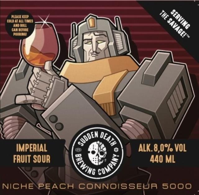 Niche Peach Connoisseur 5000 6.0%, Sudden Death Brewing Co., Germany