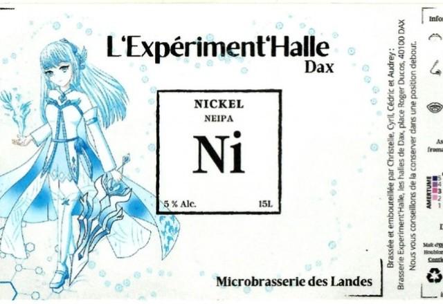 Nickel, Experiment'Halle