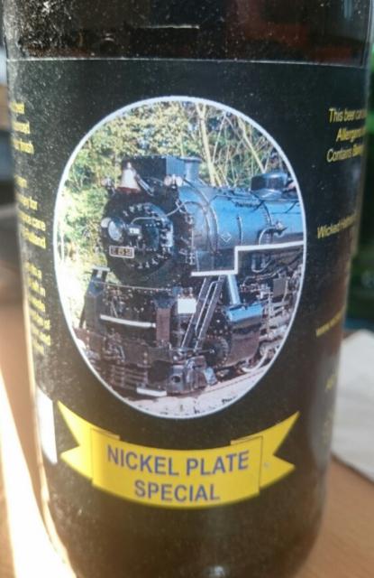 Nickel Plate Special 4.2%, Wicked Hathern Brewery Ltd, England