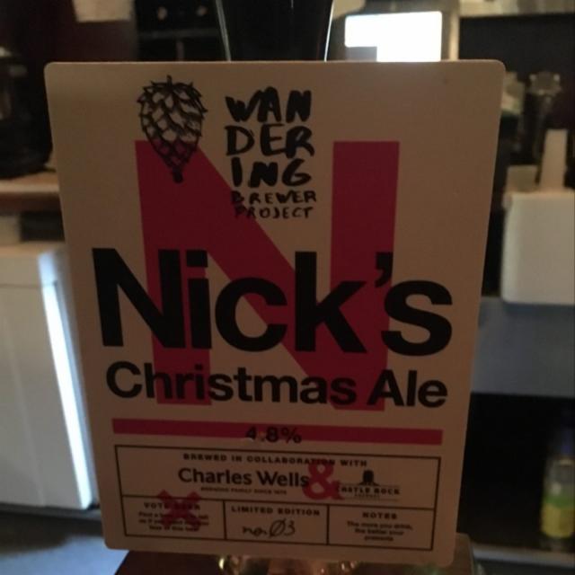 Nick's Christmas Ale 4.8%, Eagle Brewery (formerly Charles Wells), England