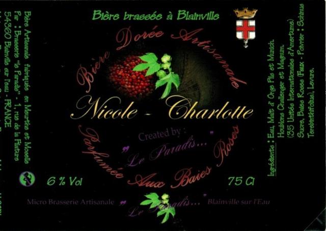 Nicole-Charlotte, Le Paradis