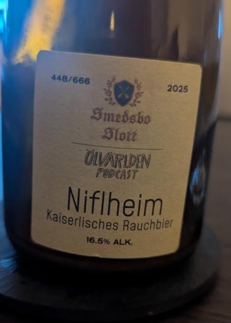 Niflheim Kaiserlisches Rauchbier, Smedsbo Slott