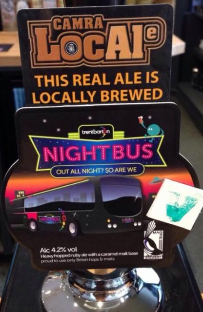 Night Bus 4.2%, Magpie Brewery, England