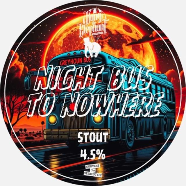 Night Bus To Nowhere, Bang The Elephant Brewing co