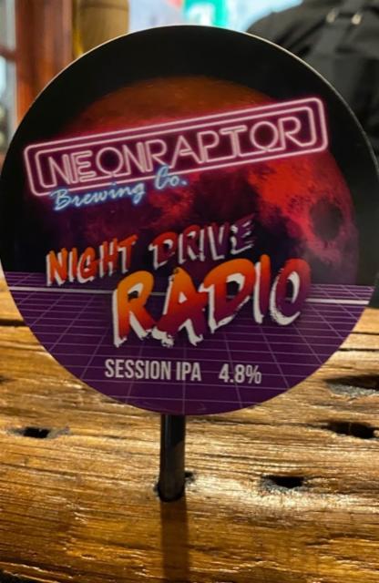 Night Drive Radio 4.8%, Neon Raptor Brewing Co., England