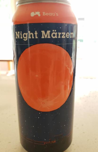 Night Marzen 5.5%, Beau's All Natural Brewing Company, Canada