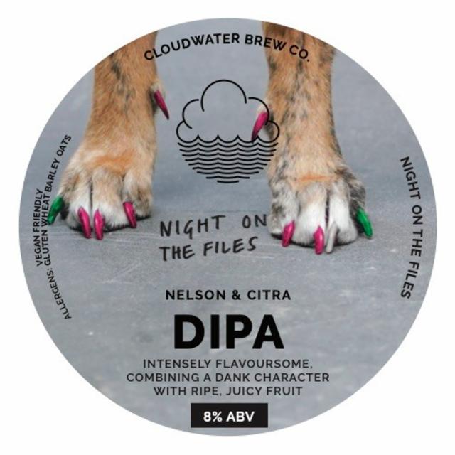 Night On The Files 8.0%, Cloudwater Brew Co., England