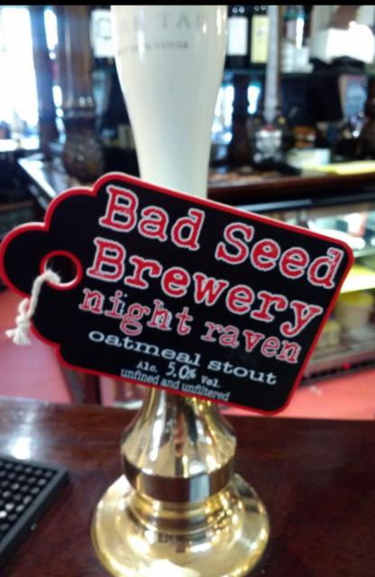 Night Raven 5.0%, Bad Seed Brewery, England