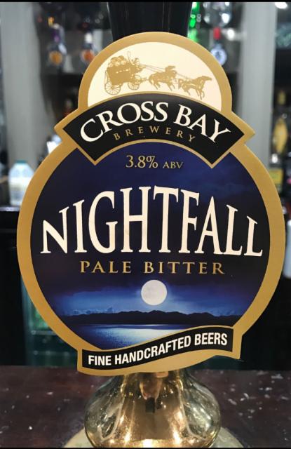 Nightfall 3.8%, Cross Bay Brewing Co, England
