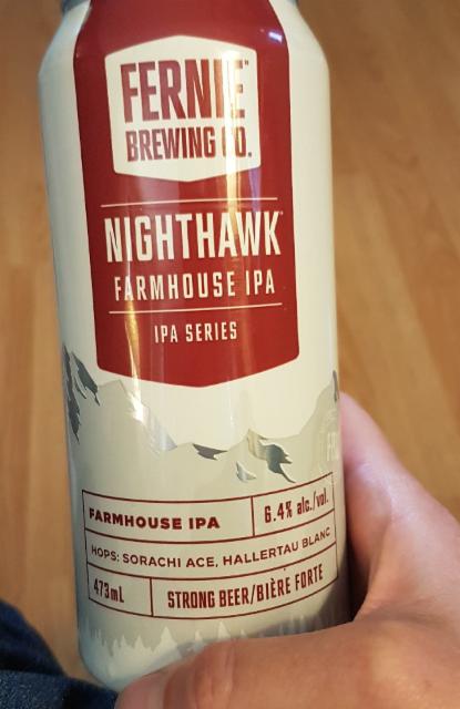 nighthawk farmhouse 6.4%, Fernie Brewing Company, Canada