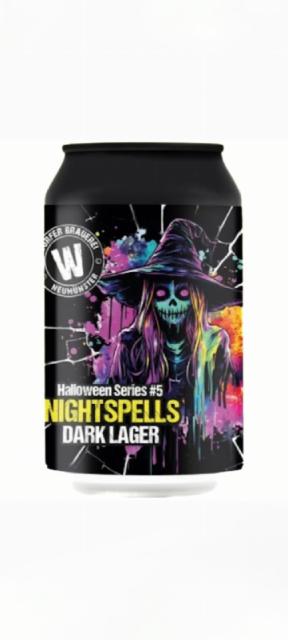 nightspells dark lager halloween series #5, Wittorfer Brauerei