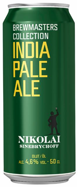 Nikolai Brewmasters Collection India Pale Ale 4.6%, Sinebrychoff (Carlsberg Group), Finland