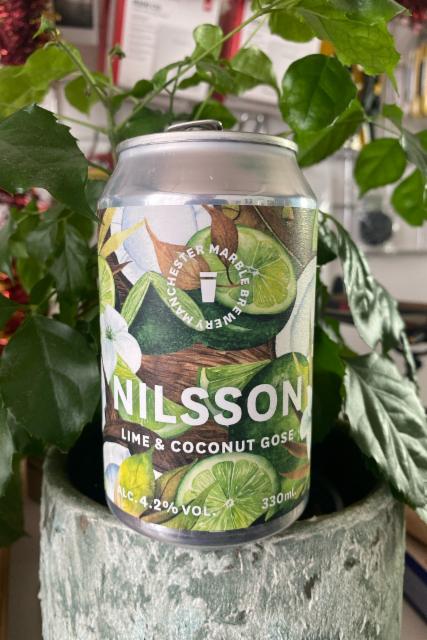 Nilsson Lime & Coconut Gose 4.2%, Marble Beers, England