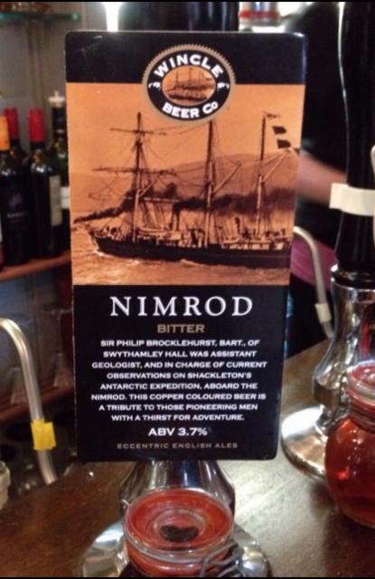 Nimrod 3.7%, Wincle Beer, England