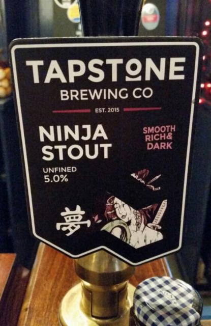 Ninja Stout 5.0%, Tapstone Brewing Company, England