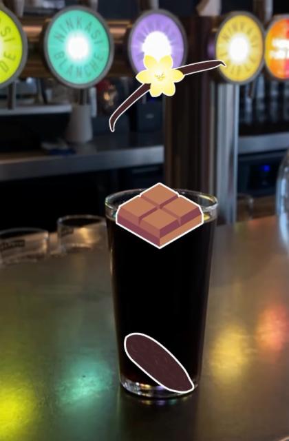 Ninkasi Stout Vanille Tonka 7.4%, Ninkasi Fabriques, France