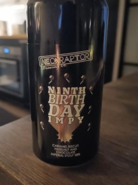 Ninth Birthday Impy 10.0%, Neon Raptor Brewing Co., England