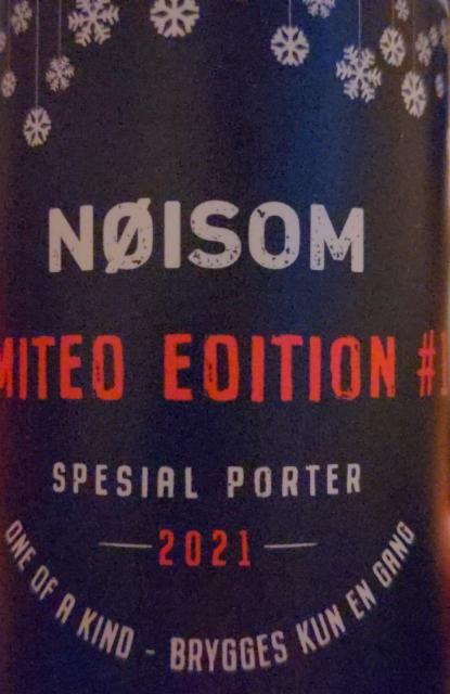 nøisom limited edition #1 4.7%, Nøisom Craft Beer, Norway