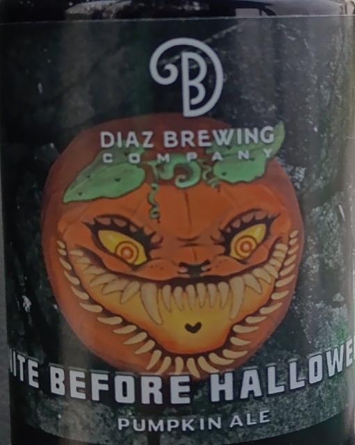 nite before halloween 7.7%, Diaz Brewing Company, Belgium