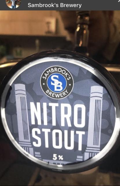 Nitro Stout 5.0%, Sambrook's Brewery, England