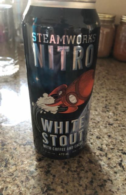 Nitro White Stout 5.1%, Steamworks Brewing Company, Canada