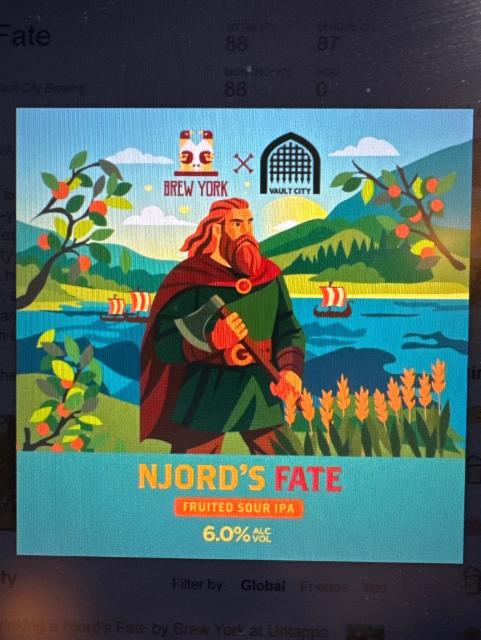 Njord's Fate 6.5%, Brew York, England