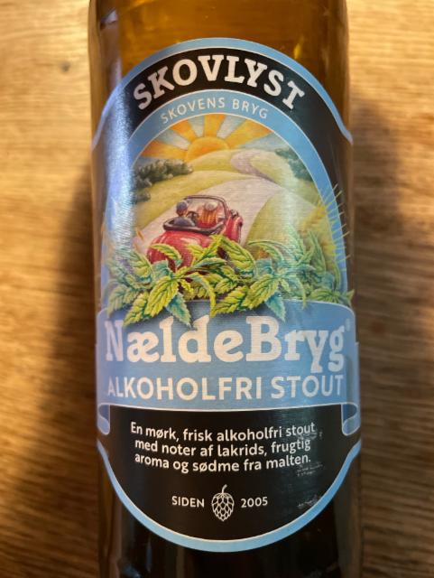 Nældebryg alkoholfri stout 0.5%, Bryggeri Skovlyst, Denmark