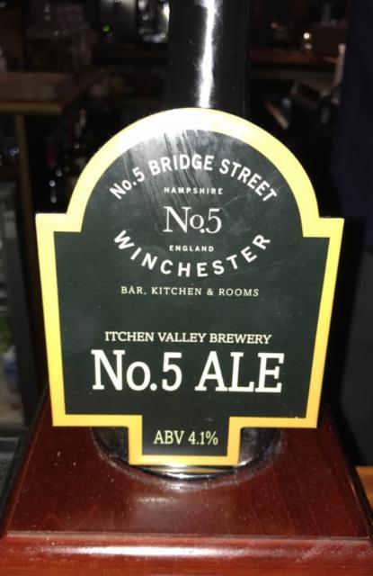 No.5 Ale 4.1%, Itchen Valley Brewery, England