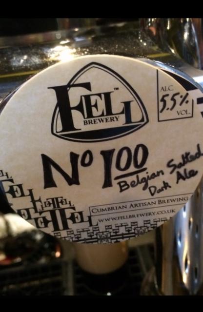 No. 100 Belgian Salted Dark Ale 5.5%, Fell Brewery, England