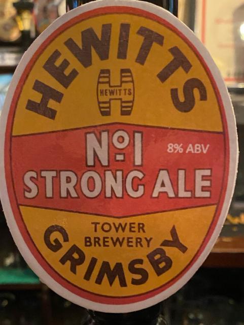 No1 Strong Ale 8.0%, Hewitt's Brewery Limited, England