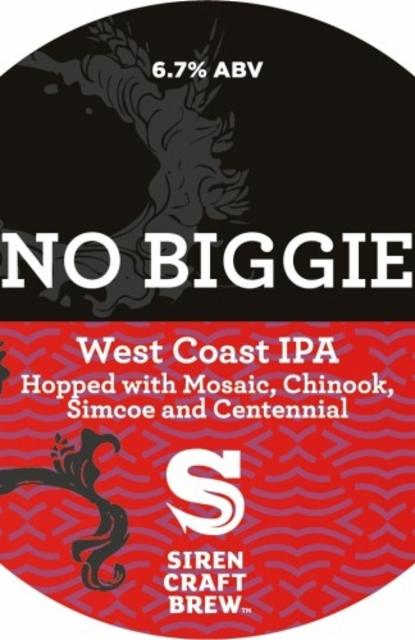 No Biggie 6.7%, Siren Craft Brew, England