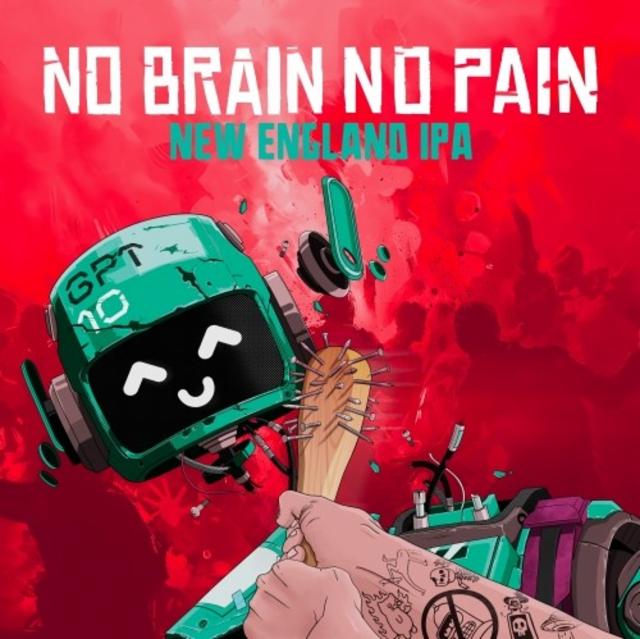 No Brain No Pain 6.5%, Brasserie Sainte Cru, France