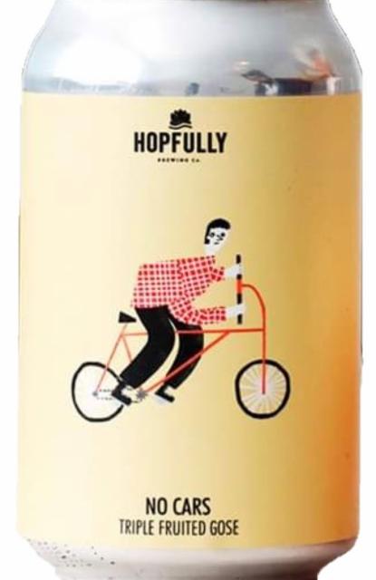 No Cars Triple Fruited Gose 4.5%, Hopfully Brewing, Ireland