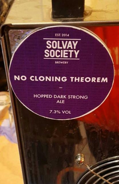 No Cloning Theorem 7.3%, Solvay Society, England