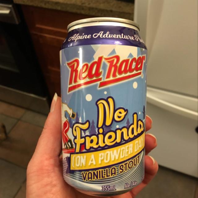No Friends On A Powder Day 5.0%, Red Racer, Canada