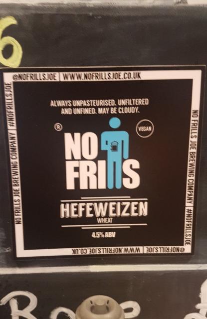No Frills Hefeweizen 4.5%, No Frills Joe Brewing Company, England