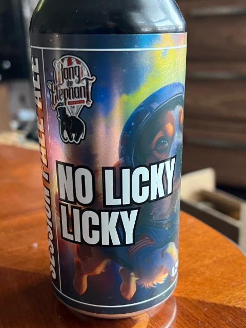 No Licky Licky 4.2%, Bang The Elephant Brewing co, England