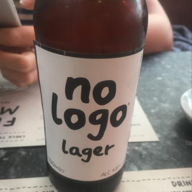 No Logo Lager 4.8%, Shepherd Neame, England