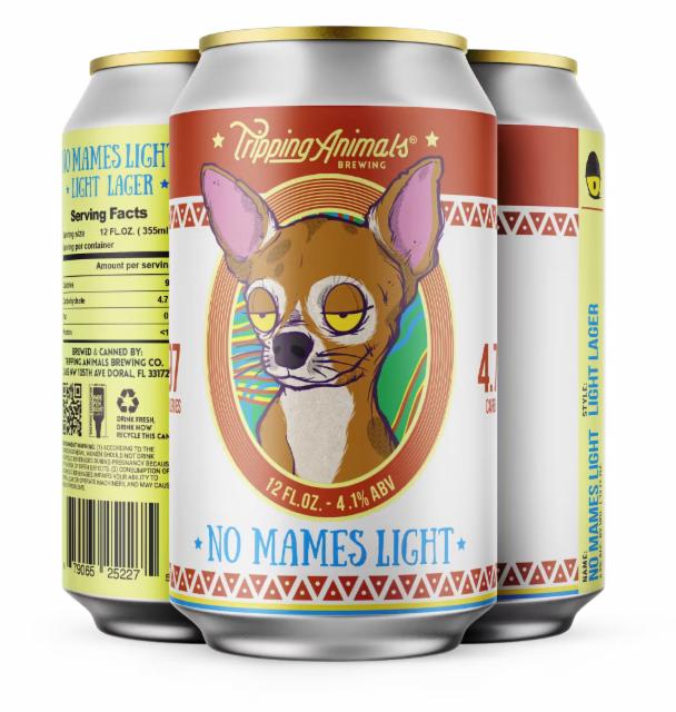 No Mames light 4.1%, Tripping Animals Brewing Co., United States