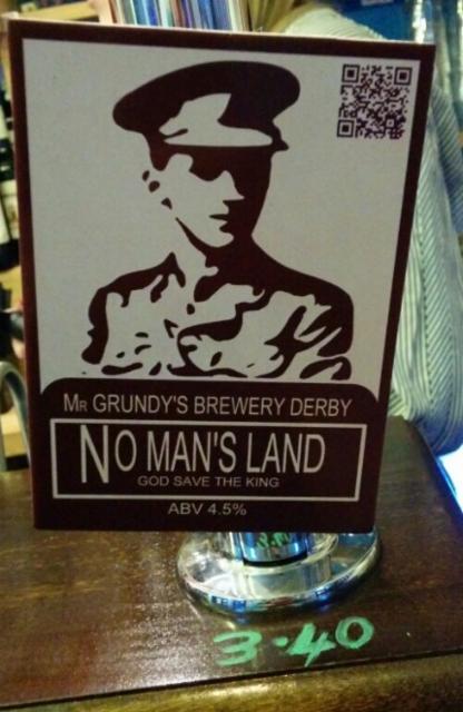 No Man's Land 4.5%, Mr Grundy's Brewery, England