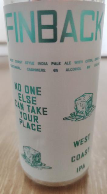 No one else can take your place, Finback Brewery