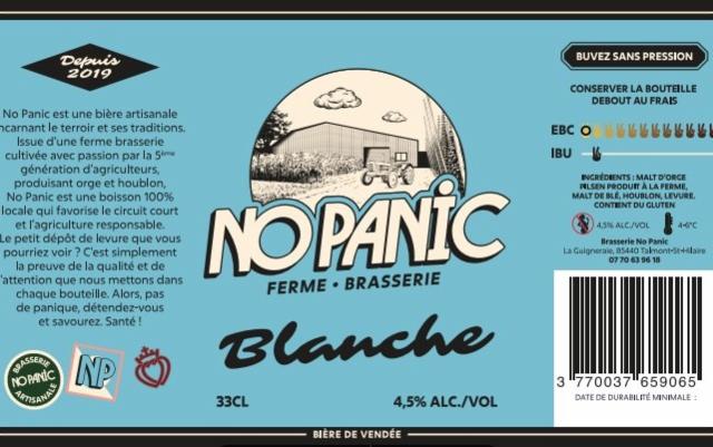 No Panic Blanche, No Panic