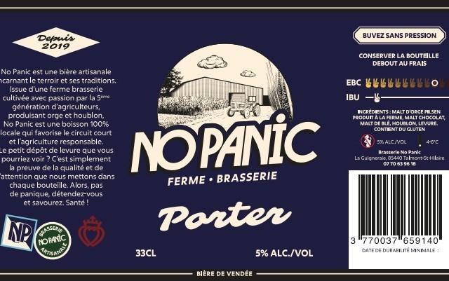 No Panic Porter, No Panic